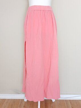 Line The Label Boho Chic Maxi Skirt Pink Size Small